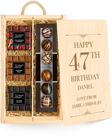 Birthday Personalised Variety Chocolate Tasting Experience - Ganache Selection